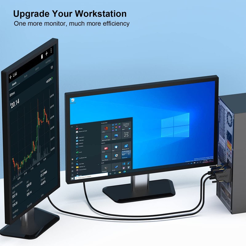 BENFEI DVI to DVI 10 Feet Dual Link Cable Supporting