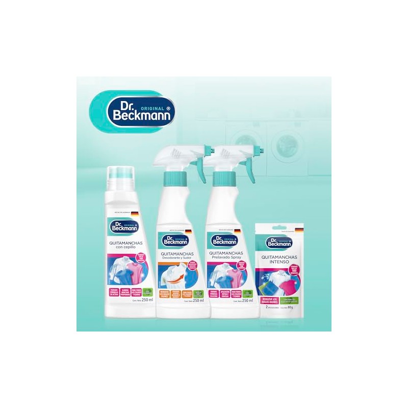Dr. Beckmann, Doypacks Quitamanchas Intenso 80G 3 Pzas.