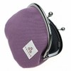 watona Canvas Purse 3.3 Inch Round Coin Purse, cocoa
