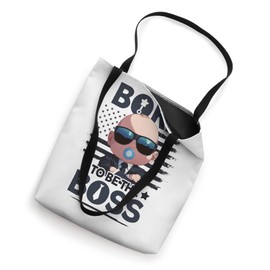Baby Boss "Born To Be The Boss" US Flag Like A Boss Kids Tote Bag