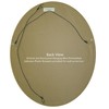 OVALCREST Oval Beveled Wall Mirror for Home Decor - Toronto