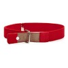 Ladeheid P15G Girls' Elastic Belt 1-6 Years 34-65 cm, Red/Heart