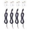 ELNONE 1M/3.3FT Micro USB Pigtail Male,22AWG 5V 3A Micro USB