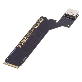 chenyang M.2 to SFF-8612 Adapter,Oculink SFF-8612 to NVME PCIe 4.0 M-Key Host Adapte for 2024 ThinkBook 14+ AMD8845 External Graphics Card & SSD