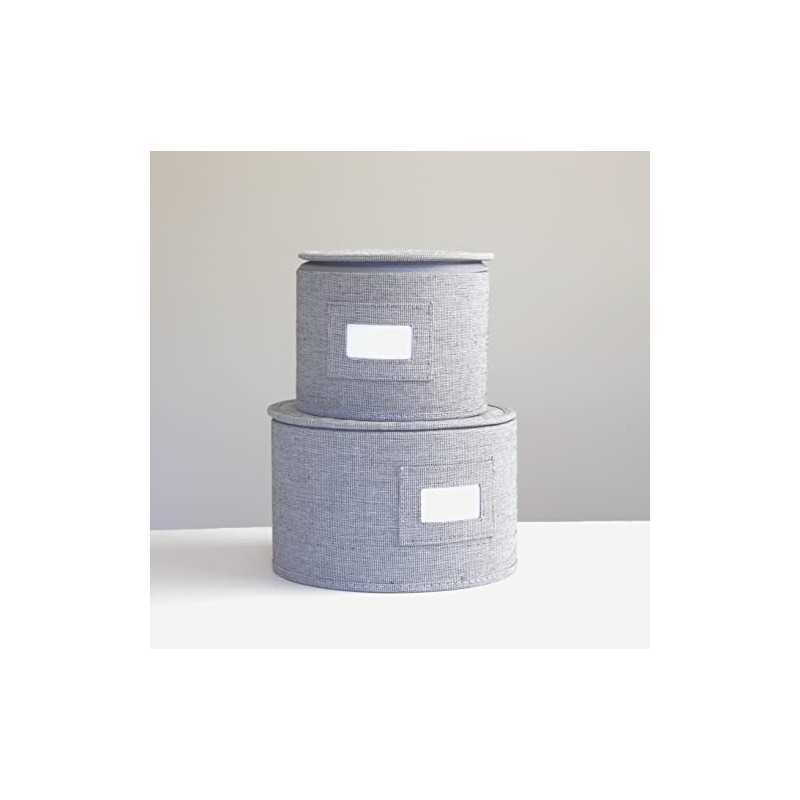 In This Space Grey Twill Hard Shell(tm) Two Round China