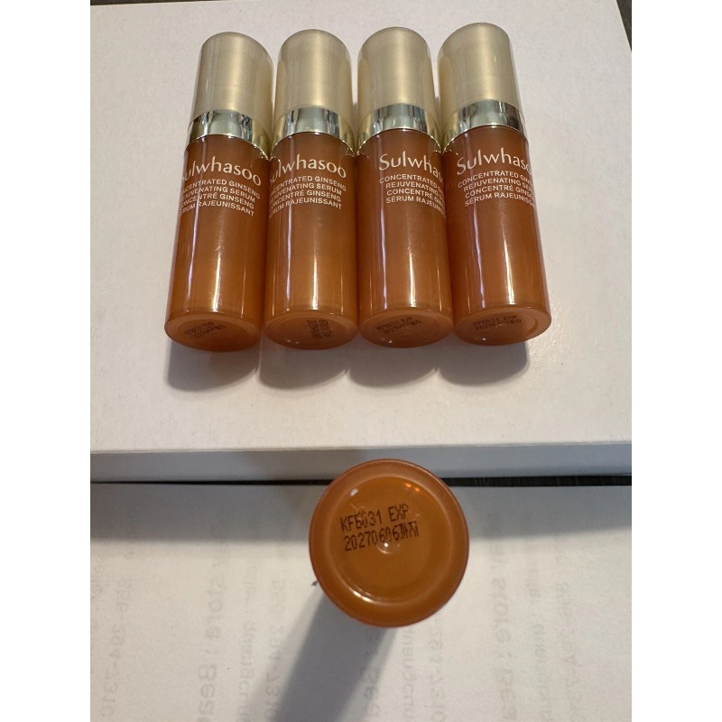 2024 New Sulwhasoo Concentrated Ginseng Rejuvenating Serum 5ml X 5