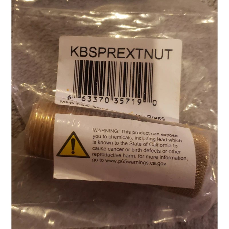Kingston Brass KBSPREXTNUT Adapter-Brass Extension Nut for KBSPR1,2,3,5,6