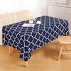 homing Rectangle Table Cloth, Waterproof Stain Resistant Washable Tablecloth, Moroccan
