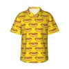 COCYPAN 7 Hot Dog Shirt,Funny Shirt,Hot Dog Costume, Mens Hawaiian