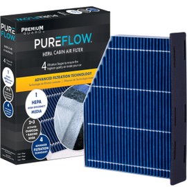 PureFlow HEPA Cabin Air Filter PC5586HX | Fits 2017-09 Volkswagen CC, 2013-06 GTI, 2010-05 Bora
