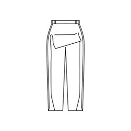 39817 Open Side Jersey Pants (Women), Black, 3L