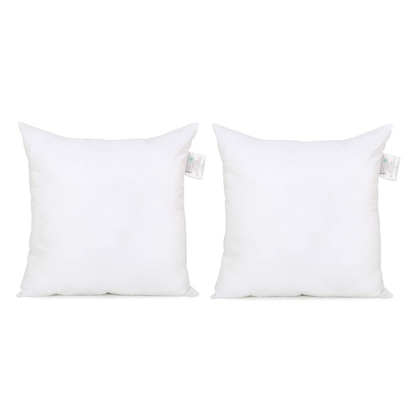 Acanva Down Alternative Throw Pillow Inserts Hypoallergenic Square Soft Form