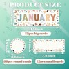 XMBHHRM 60 Pcs Months of The Year for Classroom, Back