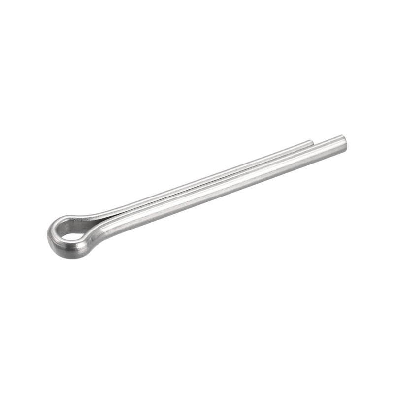 sourcing map Split Cotter Pin, 5mm x 45mm Stainless Steel