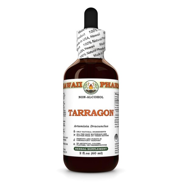 Tarragon (Artemisia Dracunclus) Dry Leaf Glycerite, Made in Hawaii, All