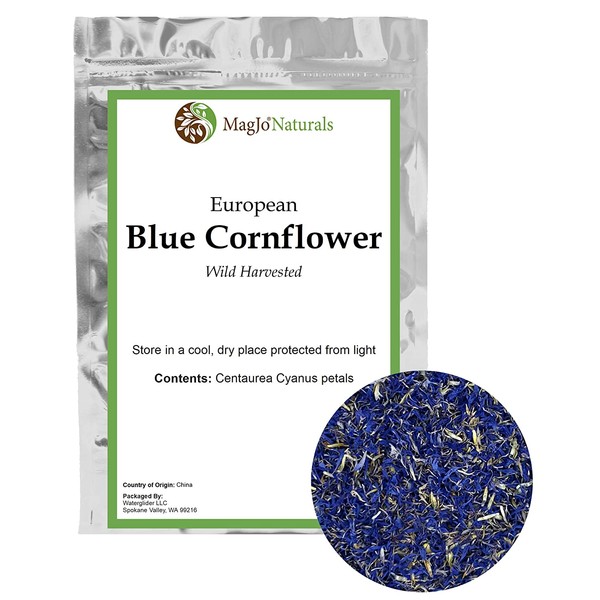 Blue Cornflower | Pure Petals | European Wild-Harvest (1 Ounce)