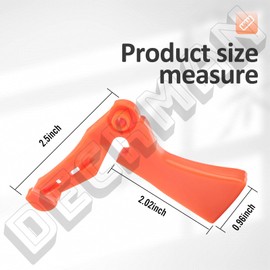 3 Pack C453000482 Throttle Triggers Compatible with Echo SRM-266S, SRM-266T, PAS-225, PAS-280, PPT-266H, HCA-266, PPT-2620H, PAS-2620, SRM-280, SRM266T, PAS-280