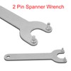 Set of 2 angle grinders, 2 pin wrenches for 125