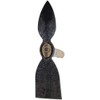 SHW-FIRE 3-prong hook and double hoe, wide and heart leaf