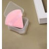 6Pcs Triangle powder puffs with 1Pc Storage Box Kit, Pink