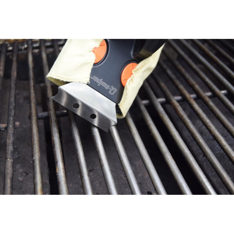 Q-Swiper XL Complete Grill Cleaner Kit - Hot + Cold