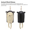Rustic Hanging Animal Wind Chimes Resin Hand Made Natural Garden