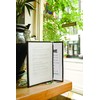 Securit Crystal Range Transparent Menu Holder A4 Brown Edged, Tri-fold