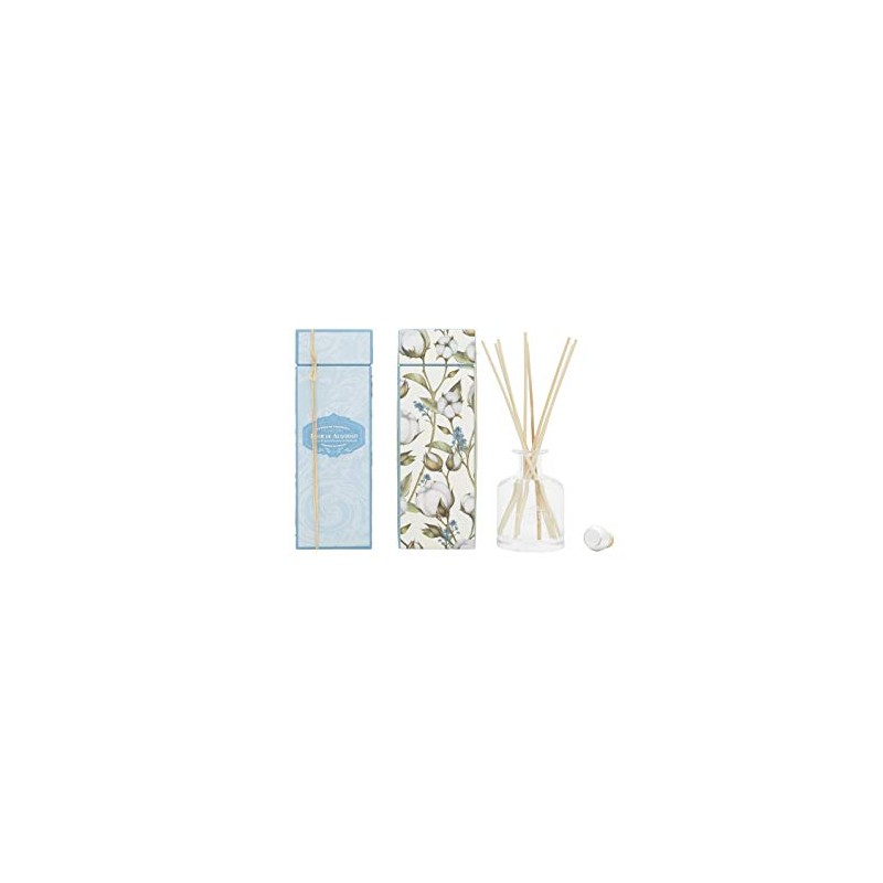 Castelbel Cotton Flower Reed Diffuser, 250 ml, Floral Fragrance