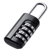 sanwadairekuto Dial Padlock Lock 4 Digit Dial, Black 200 –