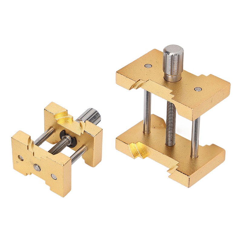 2pcs Movement Holder Aluminum Watch Repairing Movement Fixed Base Tool