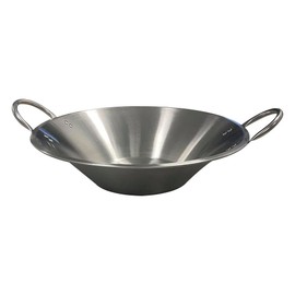 Prolinemax 30-3/4''L x 24-5/8''W x 9-1/2''H Carnitas Cazo Stainless Steel Caso Pot Pan Wok