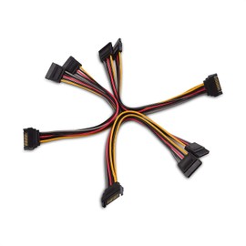 Cable Matters 3-Pack 15 Pin SATA Power Splitter Cable 8 Inches