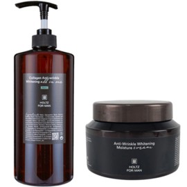 Holtz for Men Men's Homme All-in-one Moisturizing Cream Large Capacity 2-piece Set BNS / 홀츠포맨 남성 옴므 올인원 수분크림 대용량 2종 세트 BNS