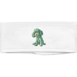 'Green Poodle with Glasses' Beauty Head Band/Hair Band (HB00034258)