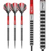RED DRAGON Javelin Black 22g Tungsten Darts Set with Flights
