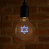 Festive Living LED Hanukkah Star of David Decorative Filament Light