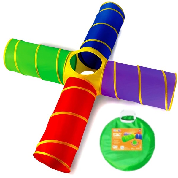 Play22 4-Way Play Tunnel for Kids to Crawl Through 8