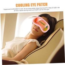 minkissy Gel Eye Mask Cooling Eye Mask Pvc Hollow Eye Cover Eye Care Ice Bag for Travel Hotel