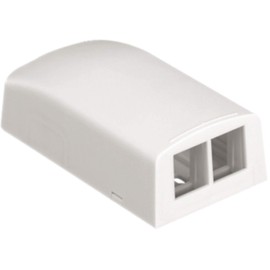 Panduit NK2BXWH-A 2-Port Surface Mounting Box for LD3/LD5 Fitting, White