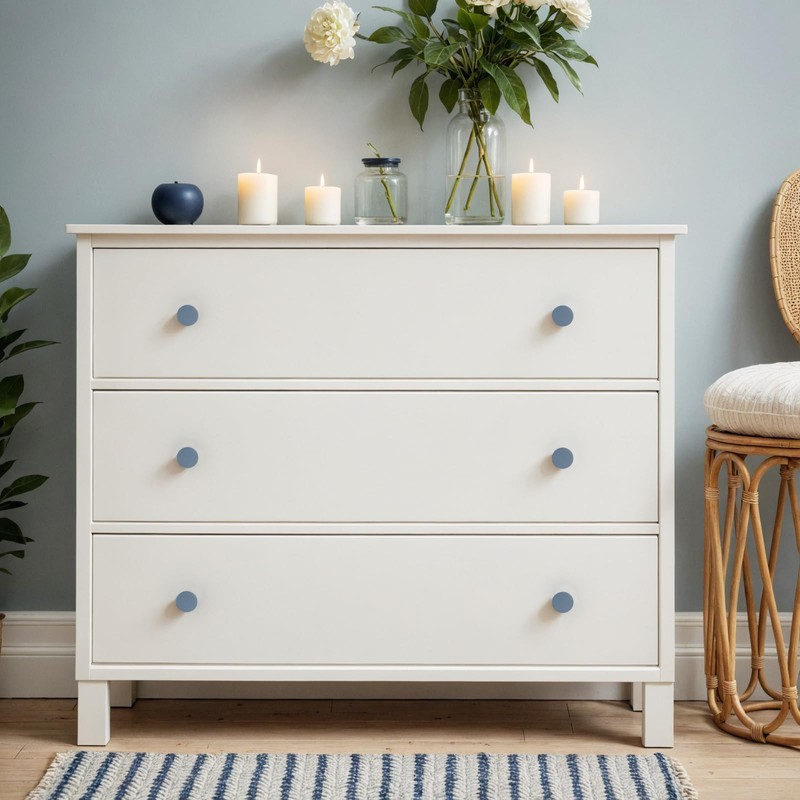 Ravinte 3 Pack Cabinet Knobs Light Blue Kitchen Cabinet Knobs