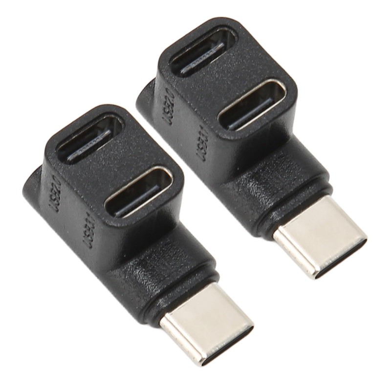 Zunate 2 Pack USB C 3.1 90 Degree Angle Adapter
