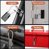 Sicomne Padlock Suitcase Luggage Locks TSA Approved, Rocuben Suitcase Locks