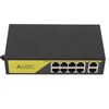 AI POE Switch 8 POE Ports and 2 Uplink 100Mbps
