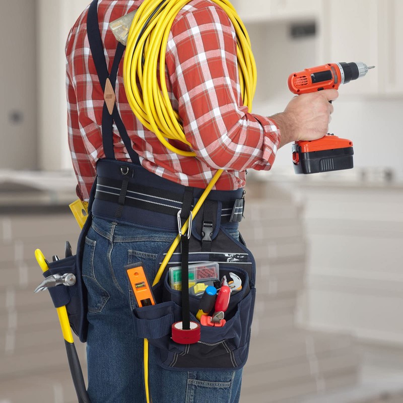 3 Pieces Tape Thong for Tool Belts Electrical Tape Holder