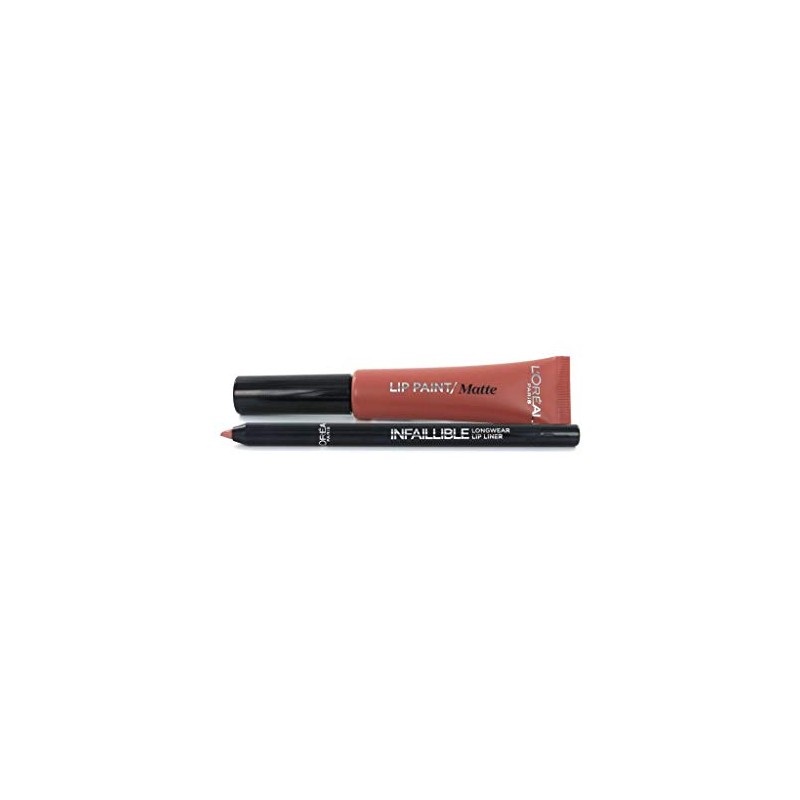 L'Oréal Cheryl's Lip Kit Lipstick & Lip Liner - Paint