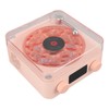 Record Player Style Bluetooth Speaker with Night Light and Time