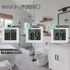 Mstar Home Bath Clock, Large LCD Screen, 24H Hours, Temperature