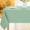 smiry Rectangle Table Cloth, Waterproof Anti-Scratch Polyester Tablecloth, Decorative Washable