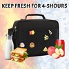 Uxeqtop Cute Lunch Bag (Black)