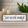 Christmas Wood Signs (Medium - Wood And Metal, Joy To